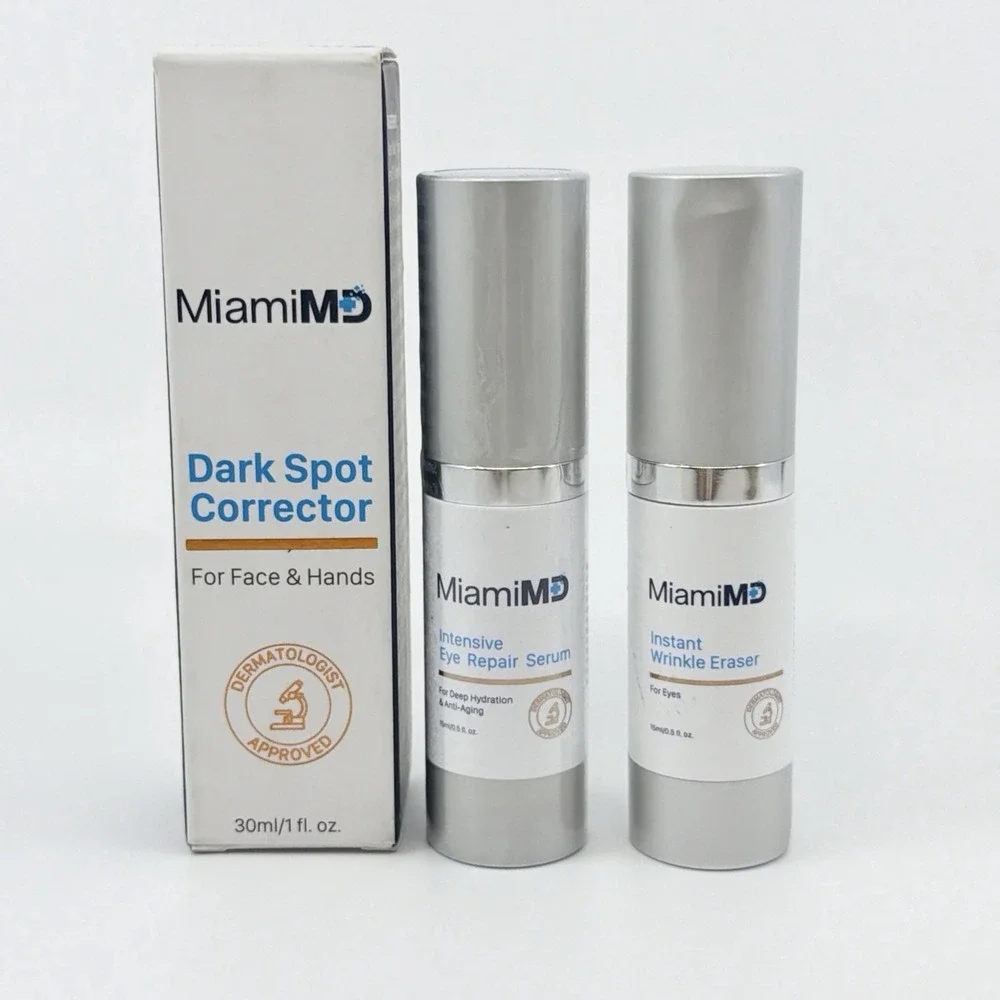 MiamiMD Miami MD Dark Spot Instant Wrinkle And Intensive Eye Repair Cream Set